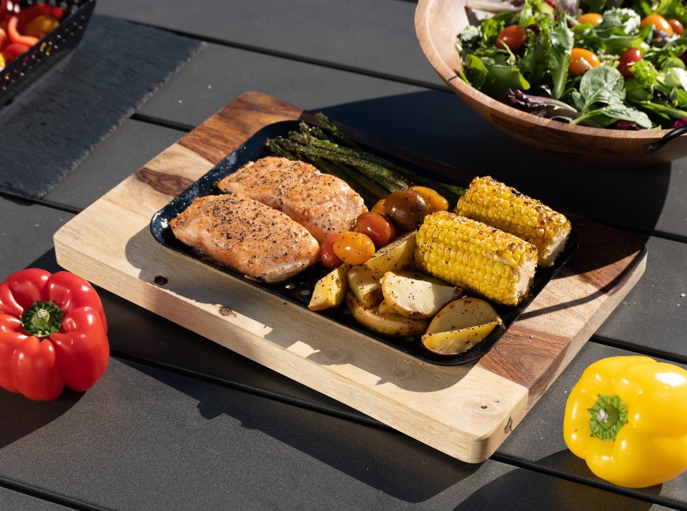 Oscarware® 11-x-7-Porcelain-Mini-Grill-Topper-2