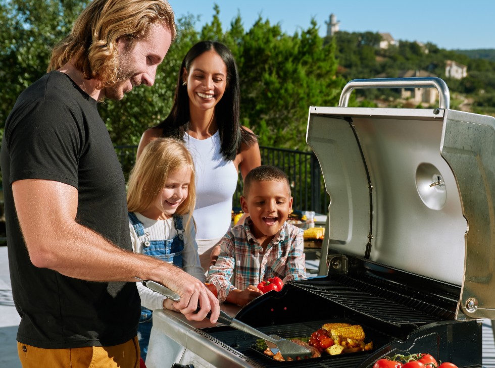 11” x 7” Mini Porcelain Coated Grill Topper prevents food from falling into grill. 