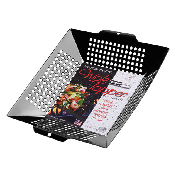 Oscarware®12-inch-Porcelain-Wok. Our grill toppers are designed to cook smaller, more delicate foods as well as traditional favorites on the grill.