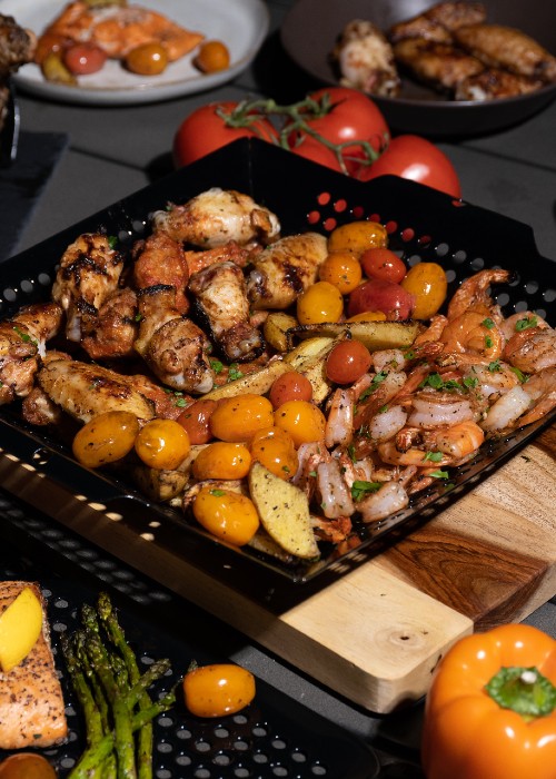 Home 5 Oscarware stir fry grill