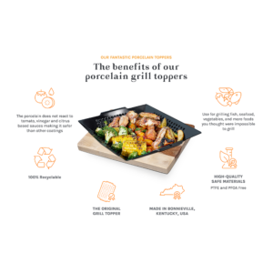 The benefits of Oscarware® 12-inch Porcelain Wok.