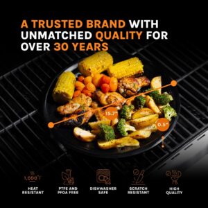 Oscarware®16-inch Round Porcelain Grill Topper. A trusted Brand with unmatched quality for over 30 years.