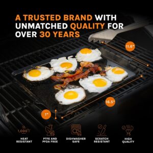 Oscarware®16x12 Porcelain Griddle Topper. A trusted Brand with unmatched quality for over 30 years.