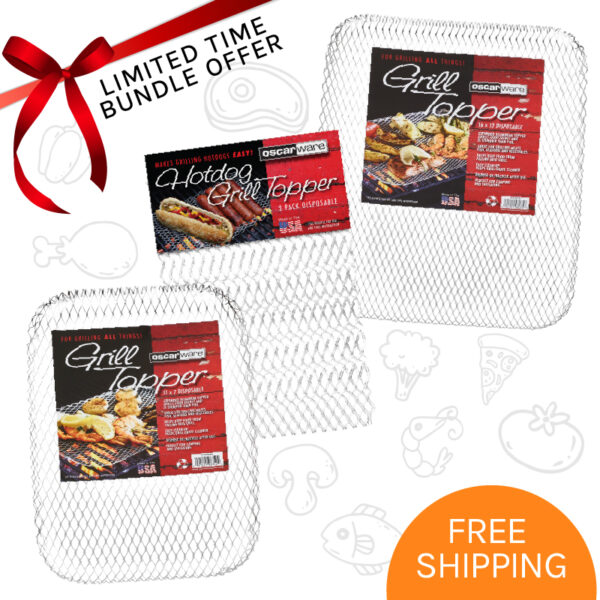 Family Disposable Grill Topper Set