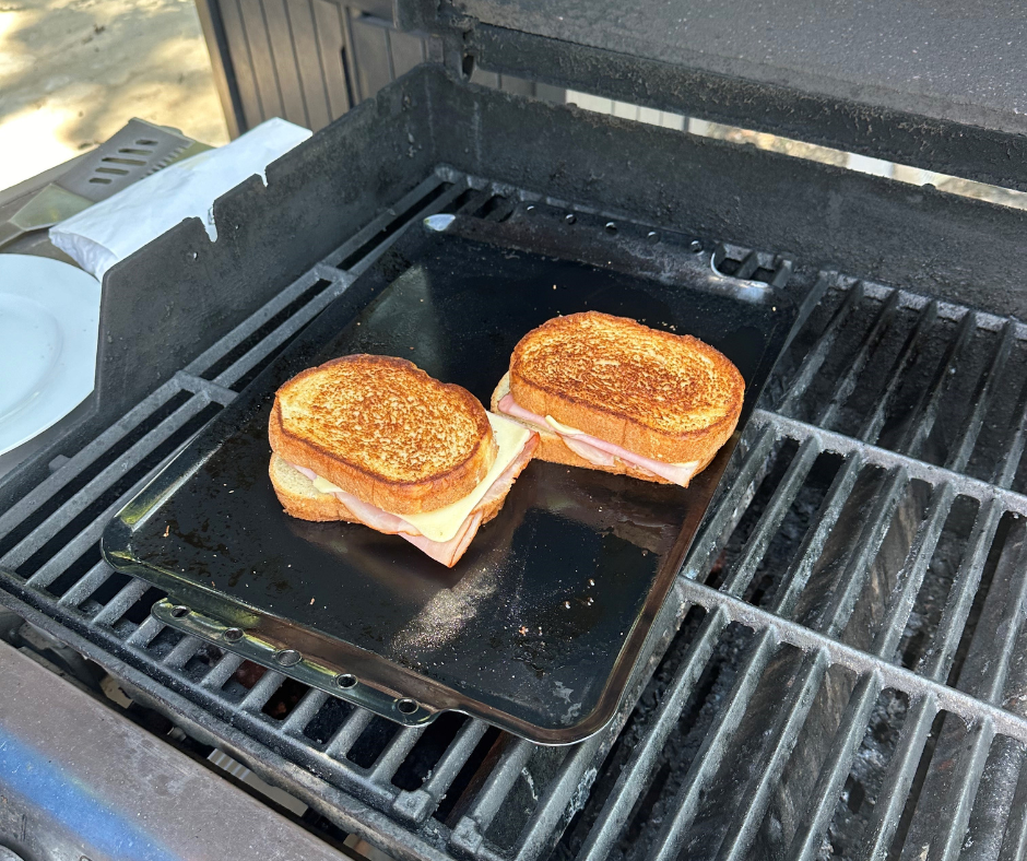 Oscarware Griddle Topper vs. Griddle Grill: Why the Griddle Topper Wins 1 Sandwiches on an Oscarware griddle topper