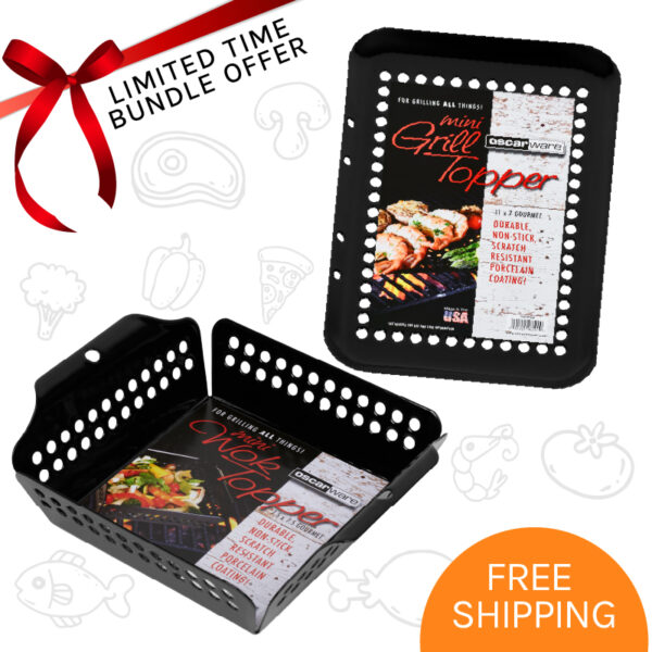 Mini Porcelain Grill Topper Starter Set