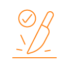 Our signature porcelain coating is extremely durable and scratch resistant to metal utensils