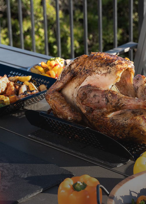 Home 13 Oscarware grill toppers can cook a variety of food